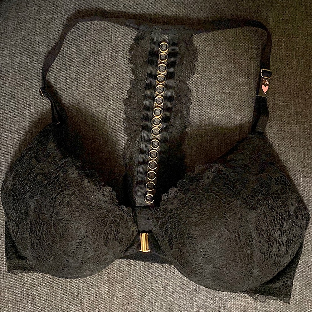 Victoria Secret Black Bra 34D Brand New*